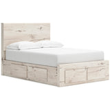 Lawroy Youth Panel Storage Bedroom Set In Light Natural