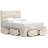 Lawroy Youth Panel Storage Bedroom Set In Light Natural