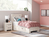 Lawroy Youth Storage Bedroom Set In Light Natural