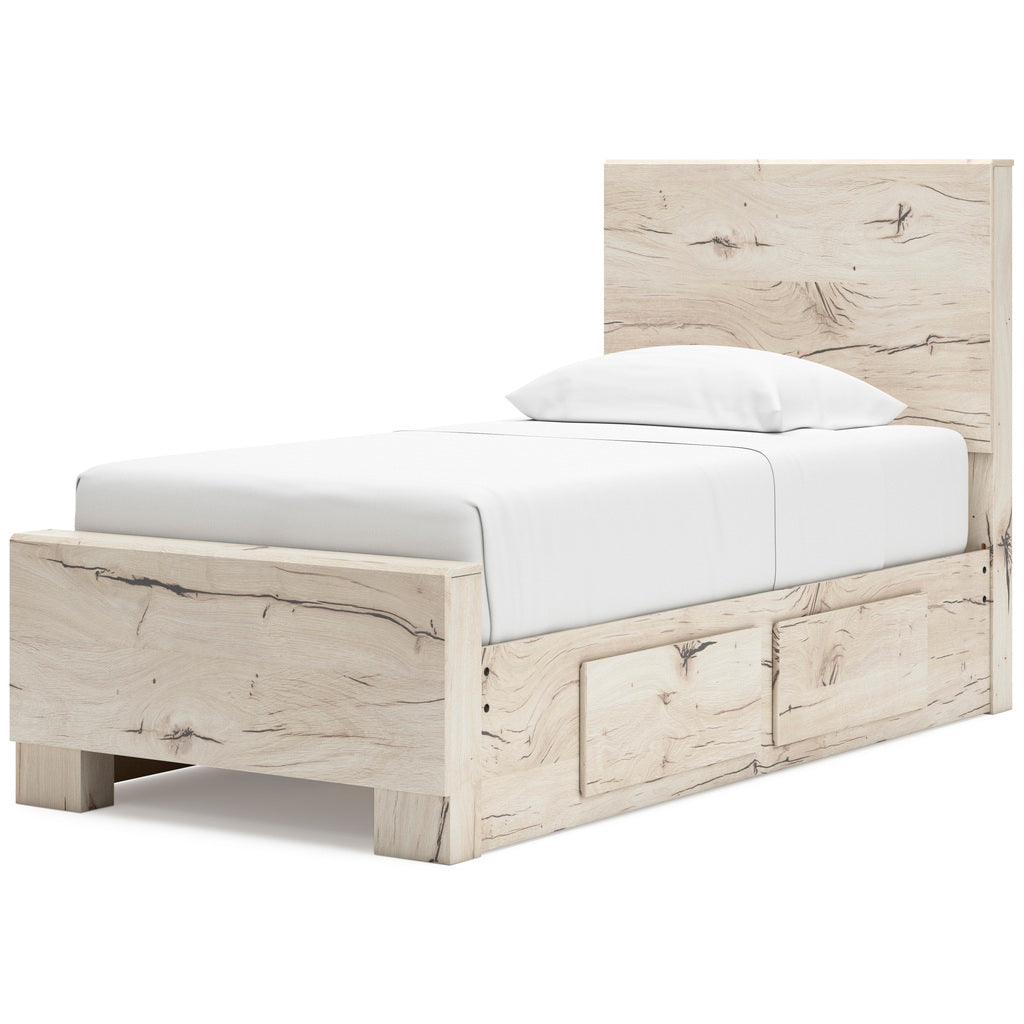 Lawroy Youth Storage Bedroom Set In Light Natural