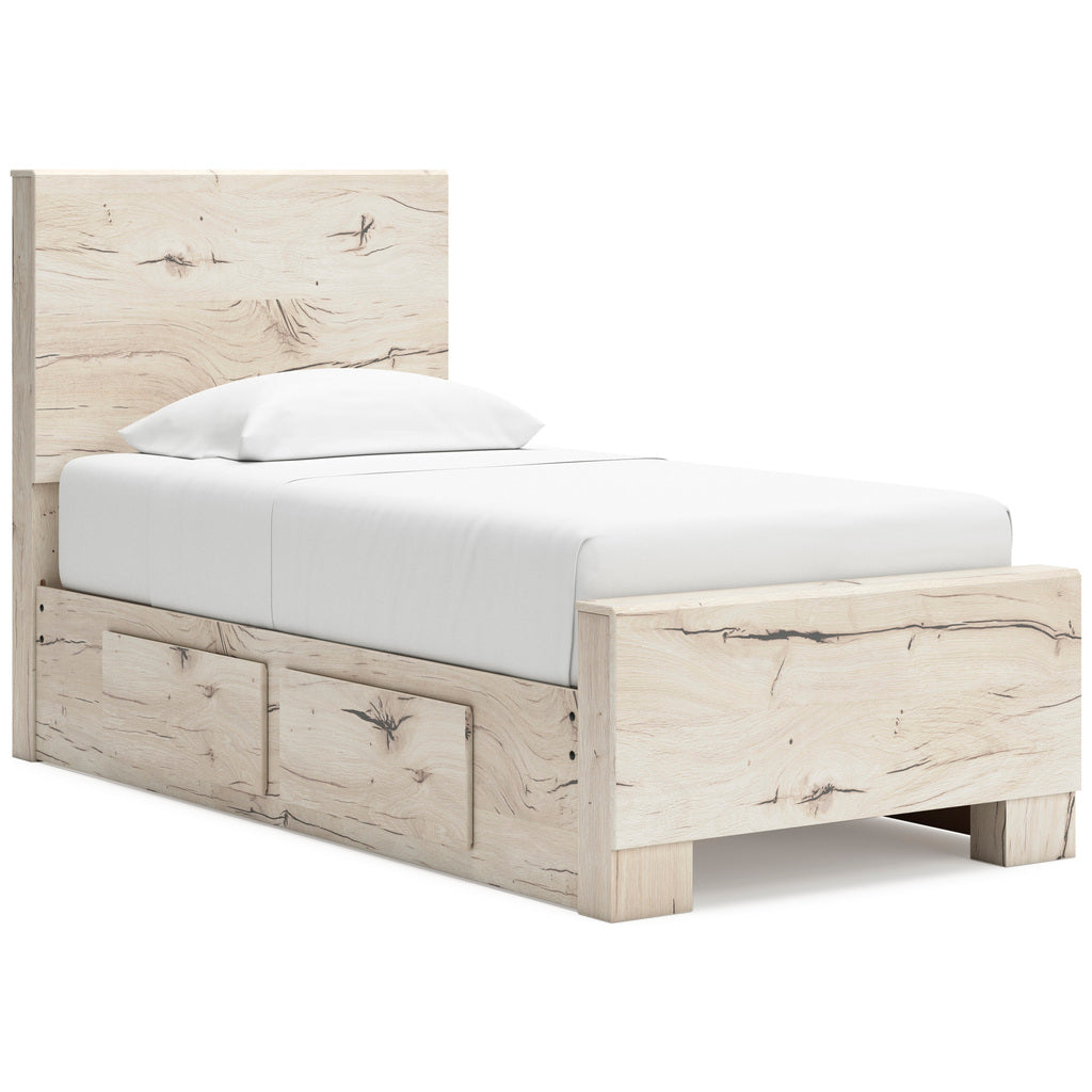 Lawroy Youth Storage Bedroom Set In Light Natural