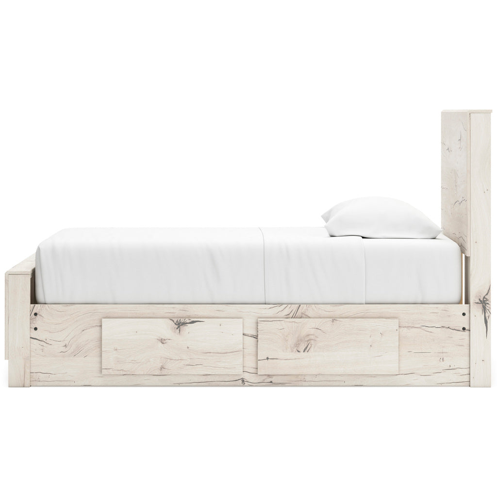 Lawroy Youth Storage Bedroom Set In Light Natural
