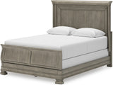 Lexorne Gray Sleigh Bedroom Set