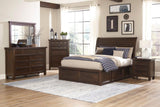 Logandale Brown Storage Poster Bedroom Set