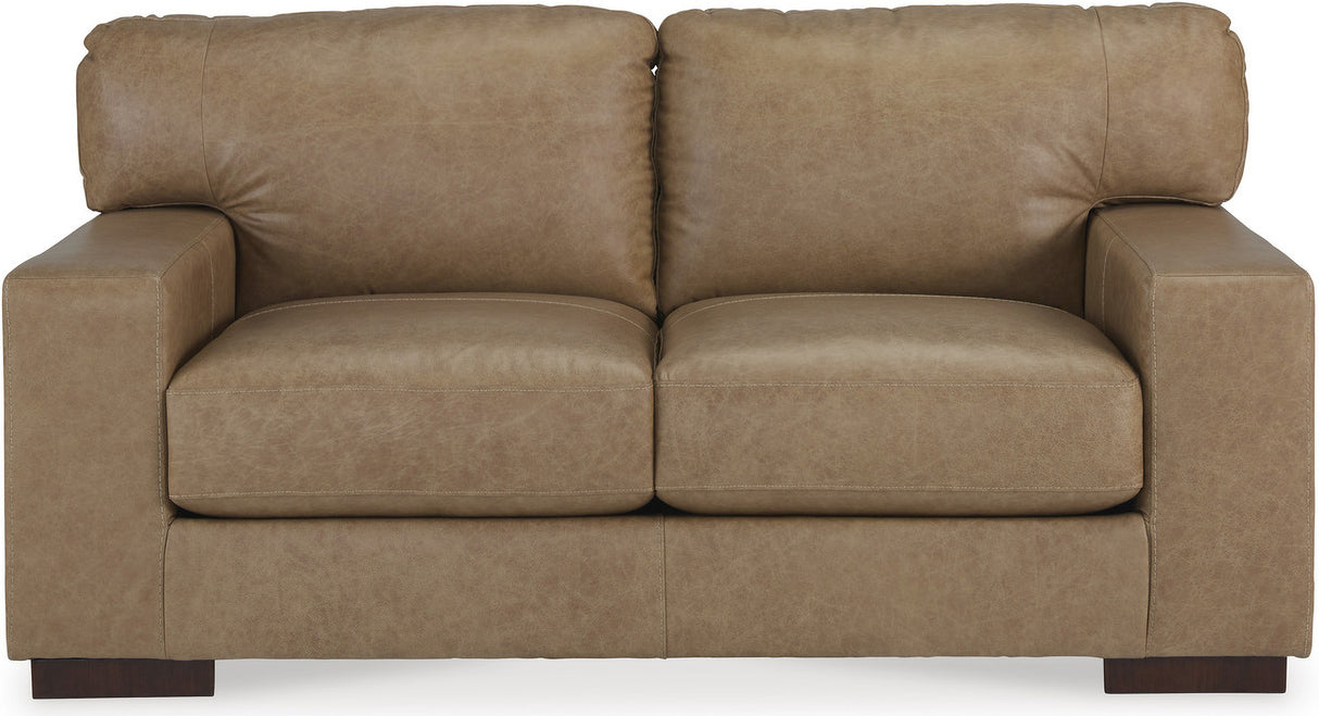 Lombardia Living Room Set In Tumbleweed