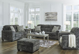 Lonoke Living Room Set In Gunmetal