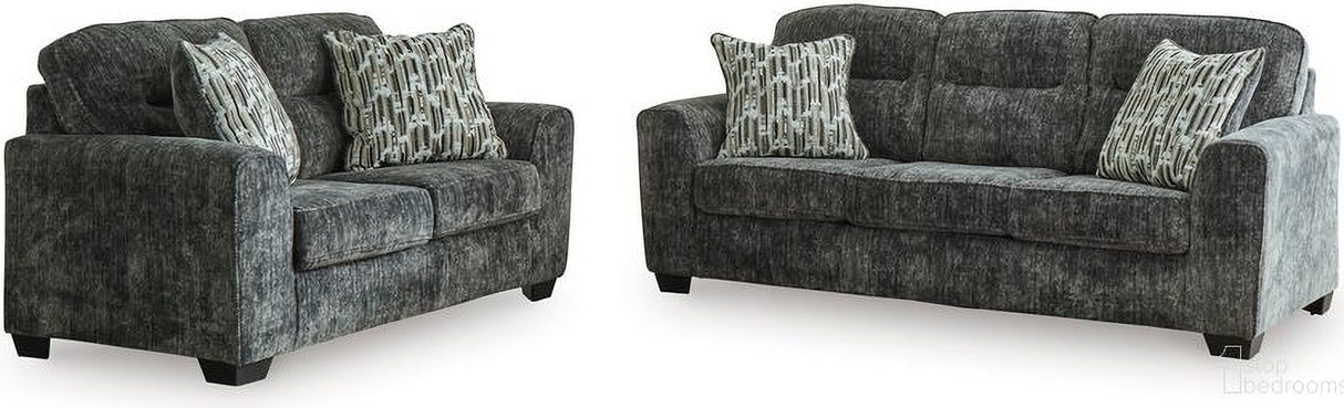 Lonoke Living Room Set In Gunmetal