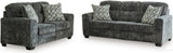 Lonoke Living Room Set In Gunmetal