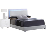 Lorimar Platform Bedroom Set In White