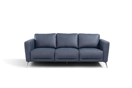 Astonic Blue Leather Sofa