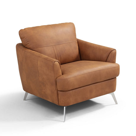 Safi Cappuccino Leather Chair