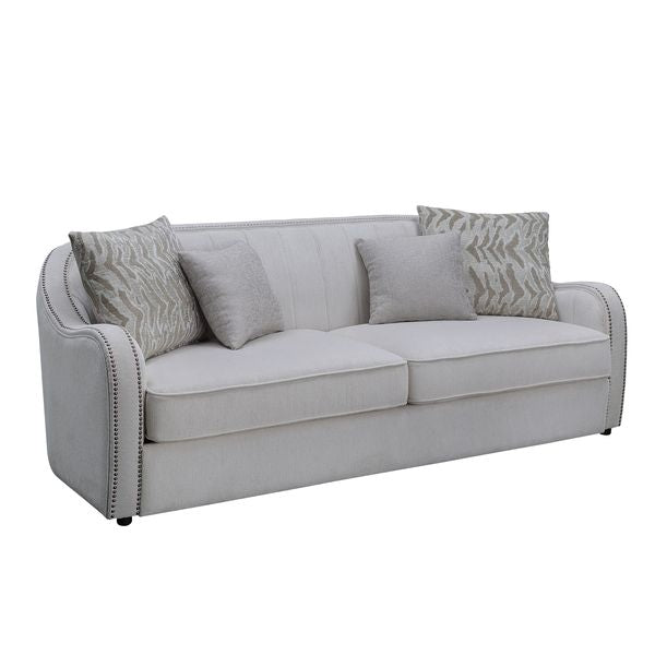 Mahler Beige Linen Sofa