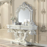 Vanaheim Antique White Finish Mirror