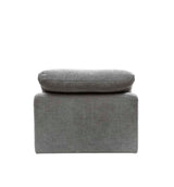 Naveen Gray Linen Armless Chair
