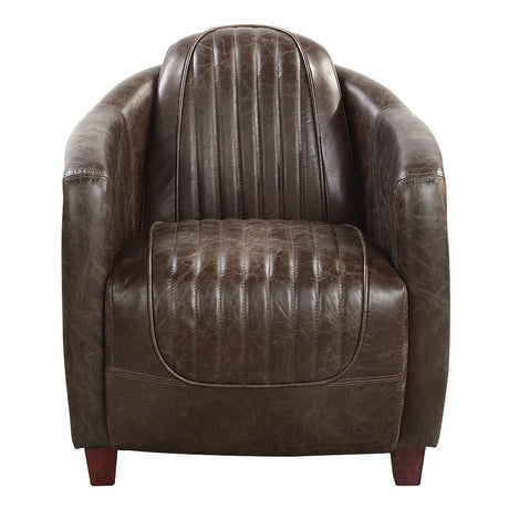 Brancaster Antique Slate Top Grain Leather Chair