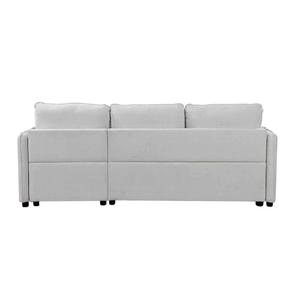 Yaroslav Reversible Sectional Sofa W/Sleeper & Storage