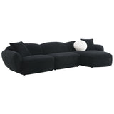 Lucifer Sectional Sofa w/3 Pillows