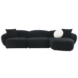 Lucifer Sectional Sofa w/3 Pillows