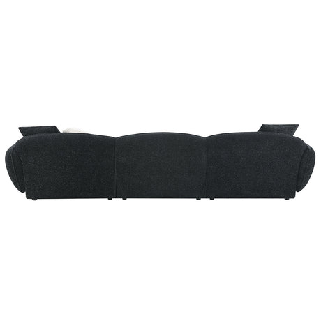 Lucifer Sectional Sofa w/3 Pillows