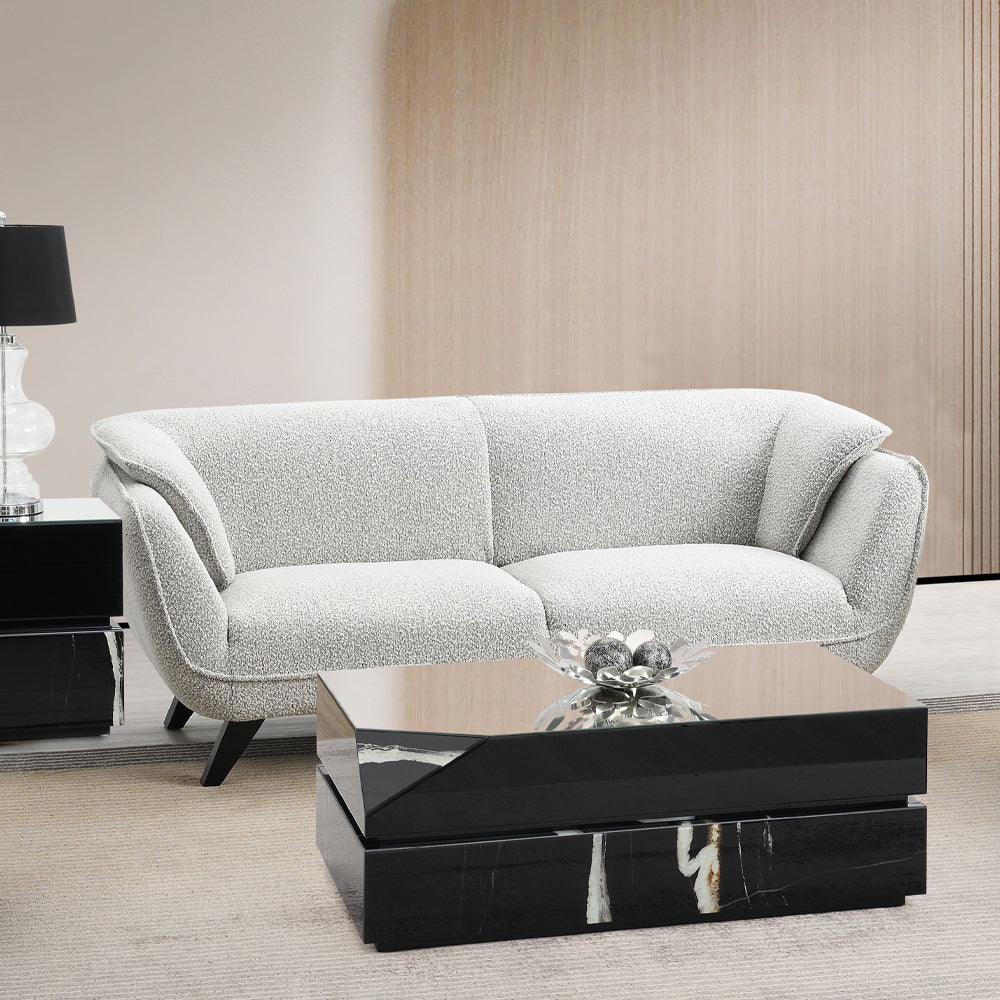 Nayeli Light Gray Boucle Sofa