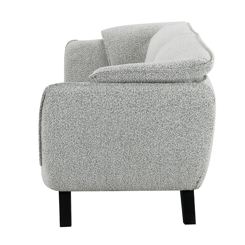 Nayeli Light Gray Boucle Sofa
