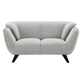 Nayeli Light Gray Boucle Loveseat