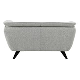 Nayeli Light Gray Boucle Loveseat