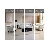 Nayeli Light Gray Boucle Loveseat