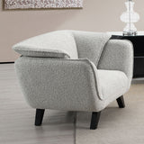Nayeli Light Gray Boucle Chair