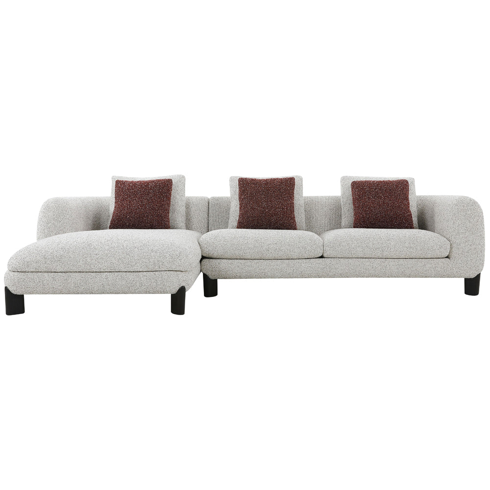 Mardi Sectional Sofa w/3 Pillows