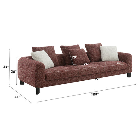 Mardi Sofa w/3 Pillows