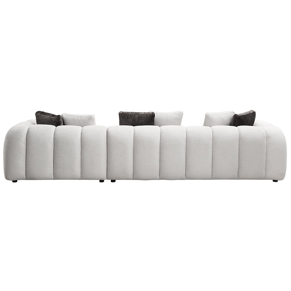 Manilla Sectional Sofa w/8 Pillows