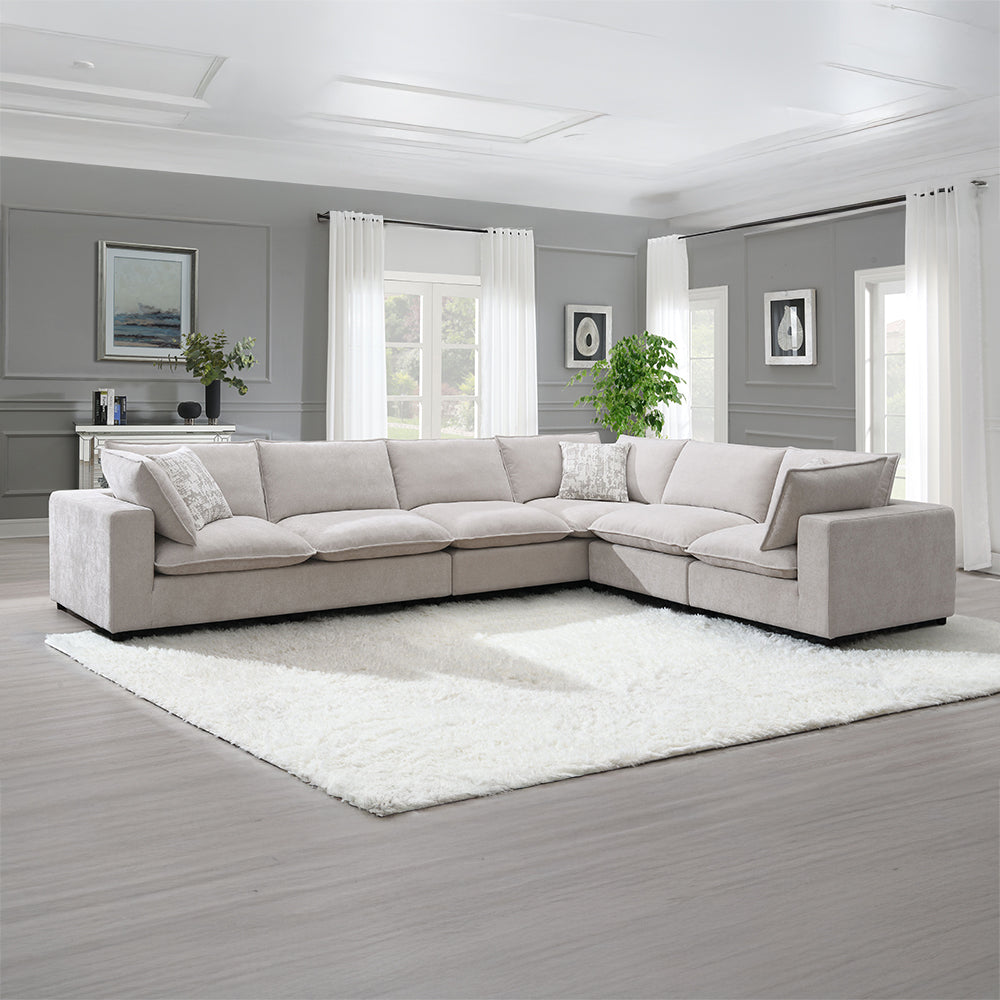 Marisa Modular Left Facing Loveseat w/2 Pillows