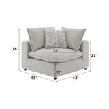 Marisa Modular Wedge w/Pillow