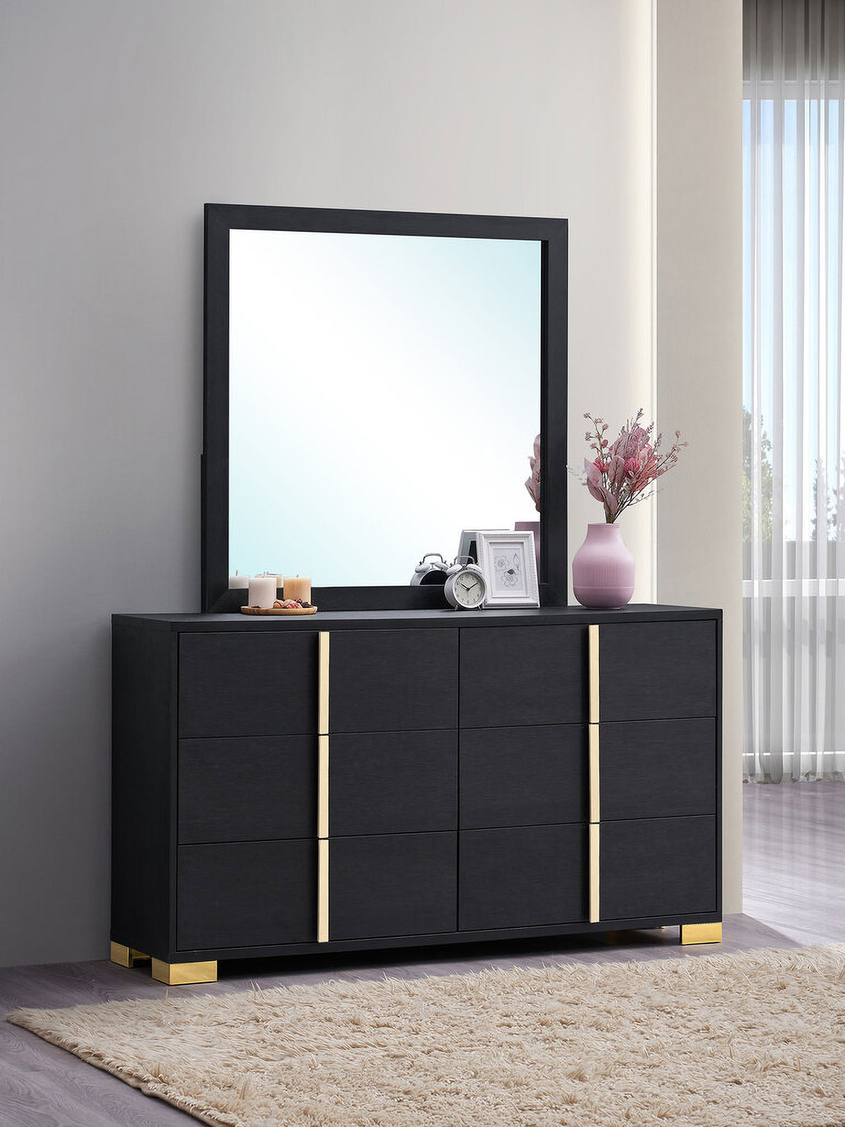 Marceline Bedroom Set In Black