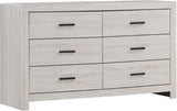 Marion Coastal White Panel Bedroom Set