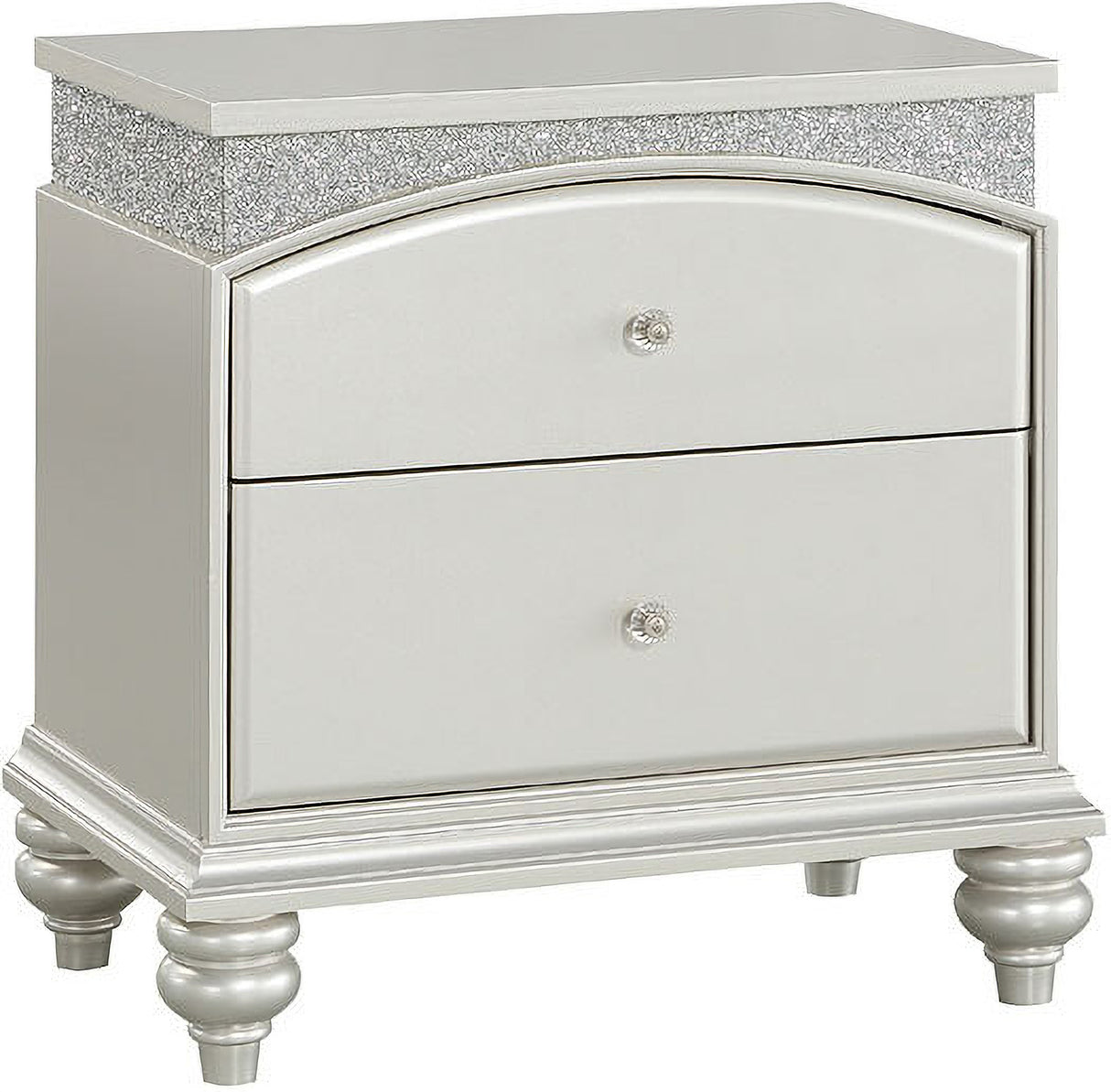 Maverick Panel Bedroom Set In Platinum