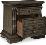 Maylee Bedroom Set In Dark Brown