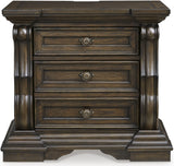 Maylee Bedroom Set In Dark Brown