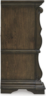 Maylee Bedroom Set In Dark Brown