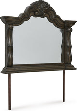 Maylee Bedroom Set In Dark Brown