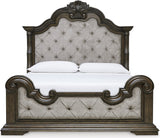 Maylee Bedroom Set In Dark Brown