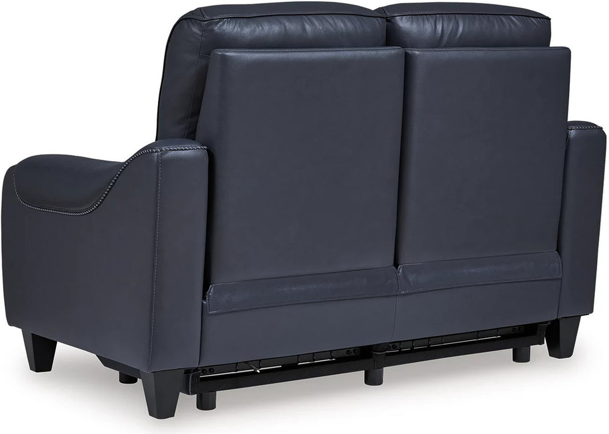 Mercomatic Power Reclining Living Room Set In Ocean