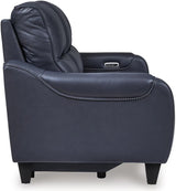 Mercomatic Power Reclining Living Room Set In Ocean