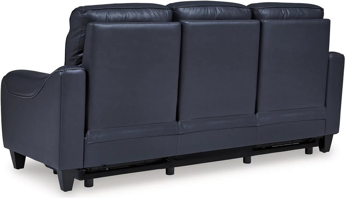 Mercomatic Power Reclining Living Room Set In Ocean