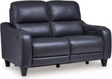 Mercomatic Power Reclining Living Room Set In Ocean