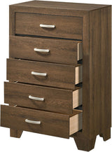 Miquell Bedroom Set In Oak