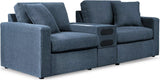 Modmax 3-Piece Sectional Sofa and 2-Piece Sectional Loveseat In Ink