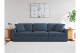 Modmax 3-Piece Sectional Sofa and 2-Piece Sectional Loveseat In Ink