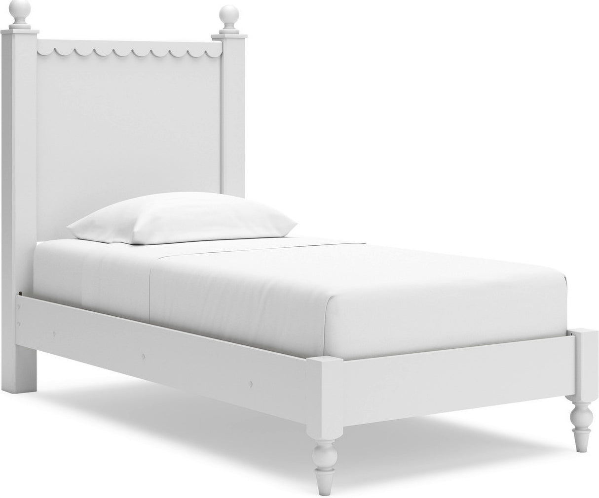 Mollviney Youth Panel Bedroom Set In White